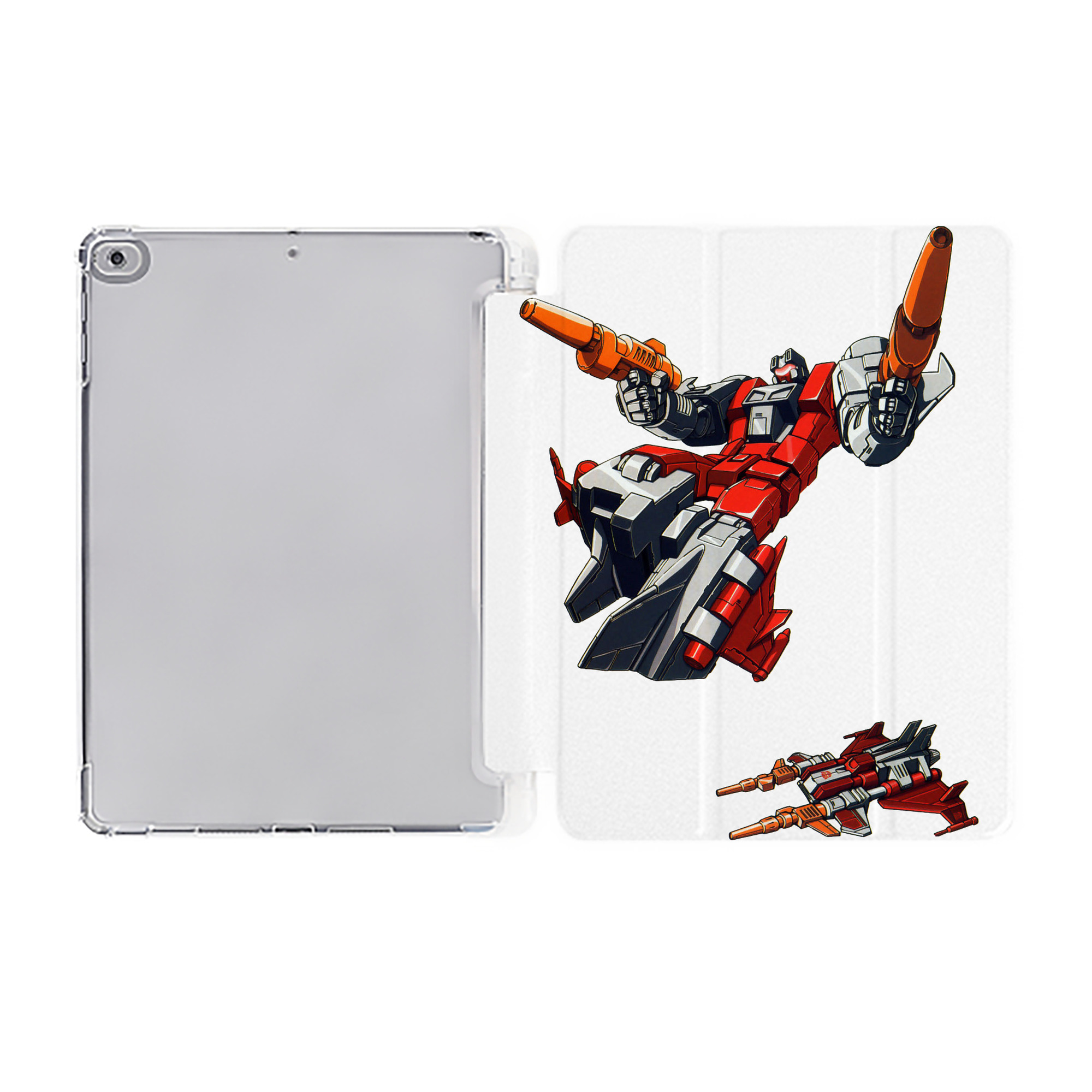 （画像用）  IPad ケース ペン収納付き 三つ折りスタンド PUレザー×シリコン 対応機種9.5/10.5/10.9インチ